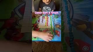Candy Sort & Graph #prek #kindergarten #kidsactivities