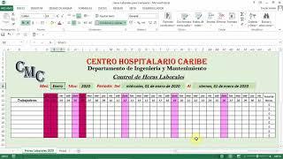  Como Elaborar un Control de Horas Laborales en Excel 