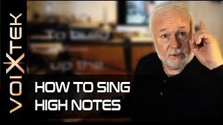 How to Sing High Notes, Vocal Tip- Voice Training by Ron Anderson (VoixTek VR Apps)