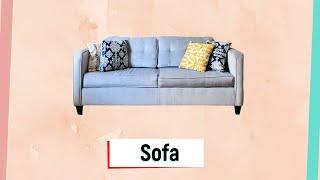 Furniture Vocabulary - Learn English Words - House Objects