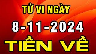 Tu Vi Hang Ngay 8-11-2024 Hờn Ghen Đỏ Mắt Với Con Giáp Trúng Số CỰC ĐẬM Tiền Về Nhiều Như Nước