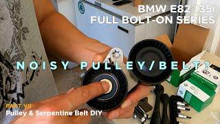 BMW E82 135i Pulley & Serpentine Belt DIY | Full Bolt-On Series (Episode 7)