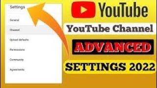 Youtube advance settings/Technical Hassan/