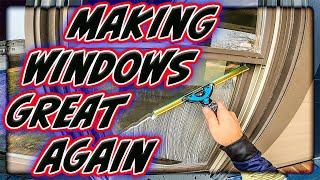 MAKING WINDOWS GREAT AGAIN | OUTSIDE ONLY RESIDENTIAL JOB