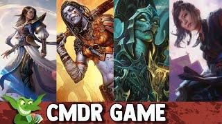 Narset, Enlighted Exile vs Radha vs Kadena vs Yuriko, the Tiger's Shadow EDH / CMDR game play