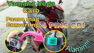 Yamaha Vega Carb Type Paano mag Convert ng 4 Pins Lifan CDI Dali lng sundan.DIY  Alamin.