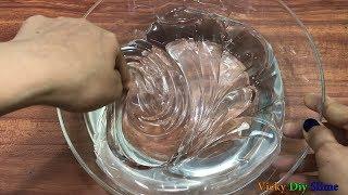 DIY JUMBO CLEAR SLIME !! Making A Jumbo Clear Slime