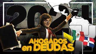 Los 10 países MÁS ENDEUDADOS de América Latina en 2024