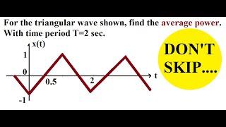 Q2. b. Find the Average Power | EnggClasses