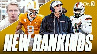 NEW College Football Playoff Rankings | Tennessee Confident | Georgia Poised | Miami, Oregon, Texas