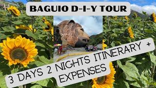 DIY BAGUIOITINERARY 3D2N + EXPENSES | doc jean's travels