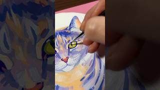 Pastel pet portrait technique  #cat #petportraitartist #illustrationpainting #animalartist #art