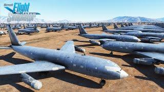 Microsoft Flight Simulator | Exploring The Tucson Boneyard | World Update II: USA