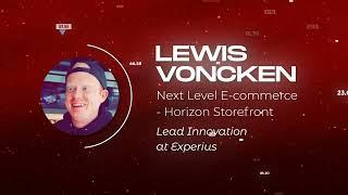 Lewis Voncken - Next Level E-commerce - Horizon Storefront - JSWORLD 2023