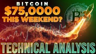 Bitcoin $75k This Weekend?Technical Analysis w/ @investingbroz