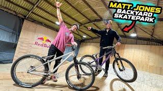 RIDING WITH MATT JONES IN HIS PRIVATE BACKYARD SKATEPARK!