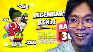 Kúpil som Kenjiho a Dal RANK 30 (jednoduché) + ZADARMO 3x Brawl Pass