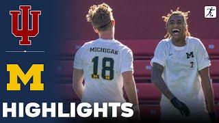 Indiana vs Michigan | NCAA College Soccer | Highlights - November 07, 2024