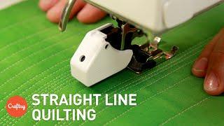 Easiest Method for Straight Line Quilting | Machine Quilting Tutorial with Jacquie Gering