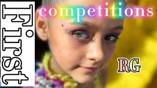 My first rhythmic gymnastics competition 