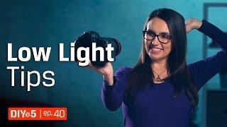 Photography Tips – Shooting in Low Light Indoors  DIY in 5 Ep 40