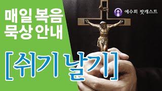 [쉬기날기] 2025년 6월 20일 연중 제11주간 금요일 복음묵상 안내