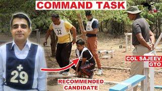 Command Task with a Recommended Service Candidate | GTO Col Sajeev Kumar