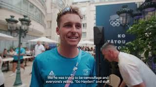 The Triathlon team visit the NZ House | Paris 2024