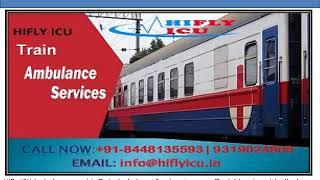 Hifly ICU Train Ambulance Service from Mumbai to Delhi