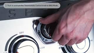 Thermostatic Control Mode to BBQ Mode | MEMBER'S MARK Pro Series 5-Burner Natural Gas Grill