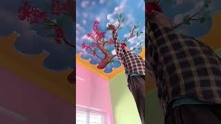very  sky painting #art#easy & beautiful design #realistic sky#shorts
