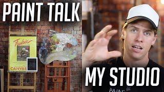 PAINT TALK: How I Set Up My Painting Studio