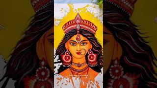 I Spilled Watercolor draw maa Durga ️ #shorts #navratri #maadurgadrawing #reena_sketcher