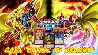 GAIA CURSE OF DRAGON  DECK DUEL LINKS RANKED DUEL REPLAY + DECKLIST [YU GI OH! DUEL LINKS]