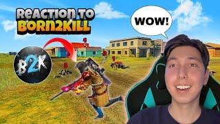 Reaction to Born2Kill | Goat of Sniper  - Mehdix Free Fire @Born2Kill