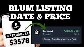 BLUM Airdrop Listing Date and Price | Blum Airdrop Withdrawal