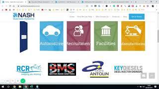 SEO Audit / Website Checkup Example for Nash Business Systems