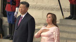 China's Xi Jinping arrives to meet Peru's Dina Boluarte in Lima | AFP