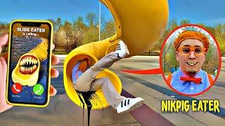 SLIDE EATER eat NIKPIG funny moments!