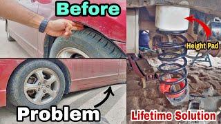 How To Increase Car Suspension Height Full Process | Car Ground Clearance Problem Permanent Solution