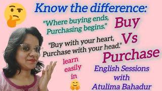 Unveiling - #BuyPurchaseDifferences #meaning #example #usage #explore #spokenenglish #easy #english