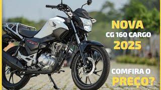 Nova CG 160 Cargo 2025 Chegou a Honda vai te surpreender confira os detalhes