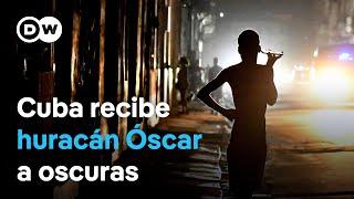 Huracán Óscar llega a Cuba tras apagón total