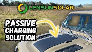 Lensun Flexible Hood Solar Panel: Review & Easy Install