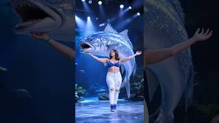 AGT Judges STUNNED as Woman Dances with a Fish!  (MUST-SEE Audition!) #agt #magic #dance #deepface
