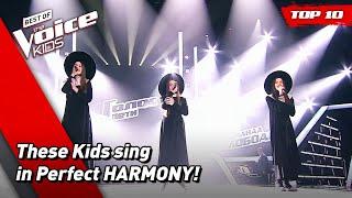 Perfectly HARMONIZED Performances in The Voice Kids!  | Top 10