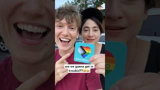 ️‍struggles handing out queer hangouts cards #shorts #lgbtq Follow Me on YouTube!