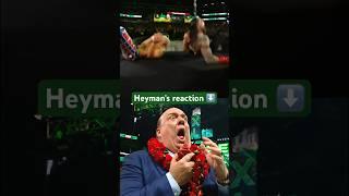 Paul Heyman was going through it during the main event of #WrestleMania XL Sunday 