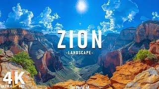 Zion National Park 4K - Beautiful Nature Scenic Videos With Relaxing Music - Video 4K HD