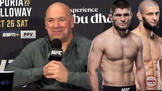 Dana White compares Khabib Nurmagomedov & Khamzat Chimaev MMA Wrestling